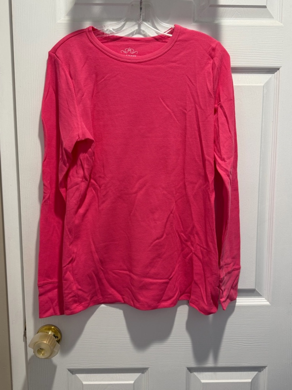 Y2K Old Navy Pink Waffle Knit Top